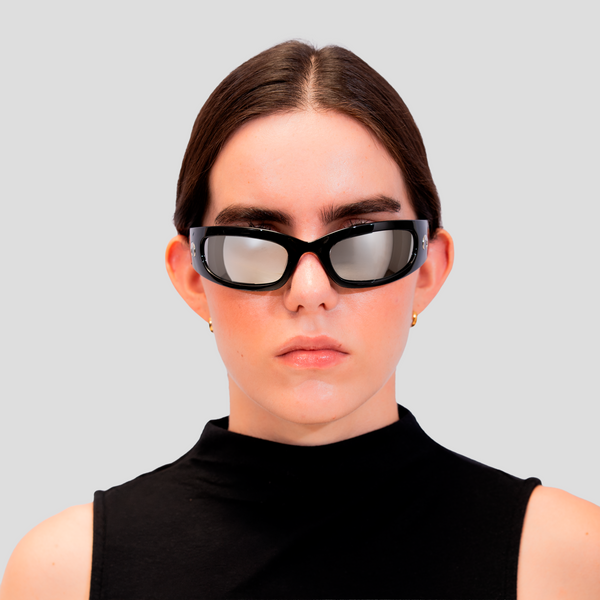Gafas De Sol Janeiro x Negra plateado