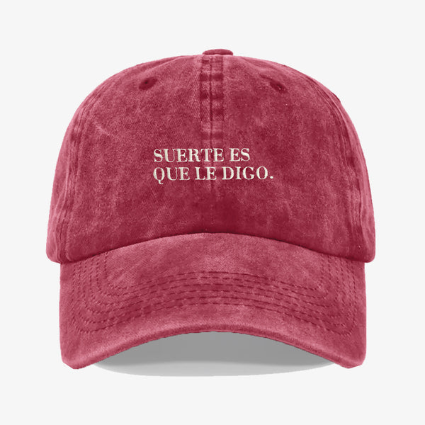 Gorra Prelavada Suerte
