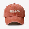 Gorra Prelavada A Falta De Amor