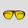 Gafas De Sol India LeopardoX lente amarillo