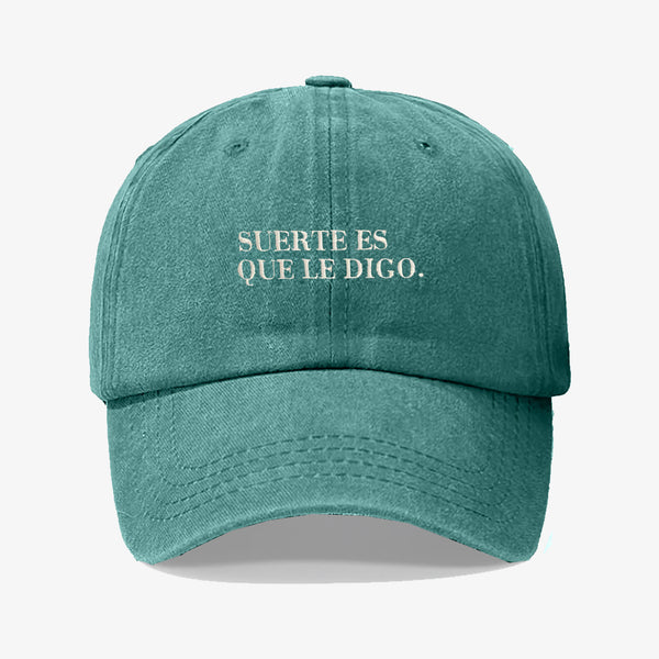 Gorra Prelavada Suerte