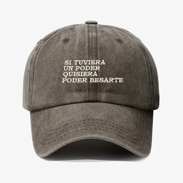 Gorra Prelavada Si Tuviera