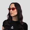 Gafas De Sol 90s LEMON ROJO TRANSPARENTE