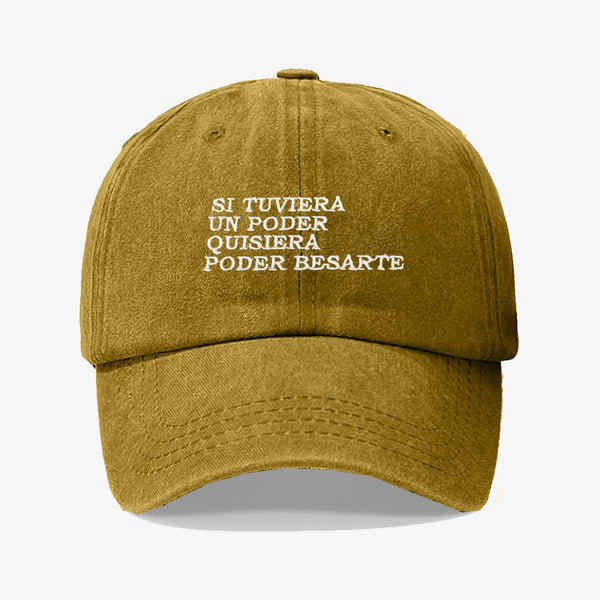 Gorra Prelavada Si Tuviera