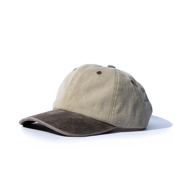 Gorra Prelavada Basica Beigue x Cafe