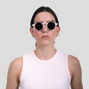 Gafas De Sol Los Ángeles - Hueso, lente negro
