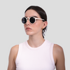 Gafas De Sol Los Ángeles - Hueso, lente negro