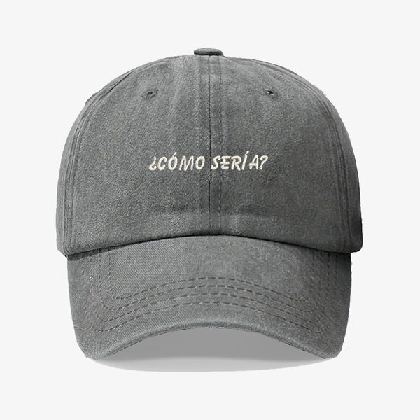 Gorra Prelavada Como Seria