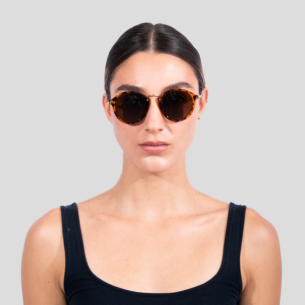 Gafas de sol Palermo leopardo verde