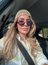 Gafas De Sol Dominican Negra x Plateado