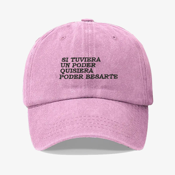 Gorra Prelavada Si Tuviera