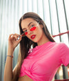 Gafas De Sol LEEDS DORADO x ROJO