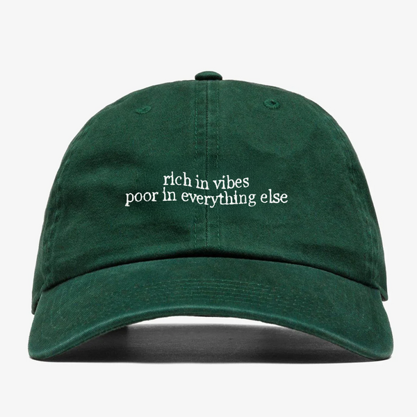 Rich in vibes - Dad Hat