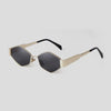 Gafas De Sol Dominican Negra x Plateado