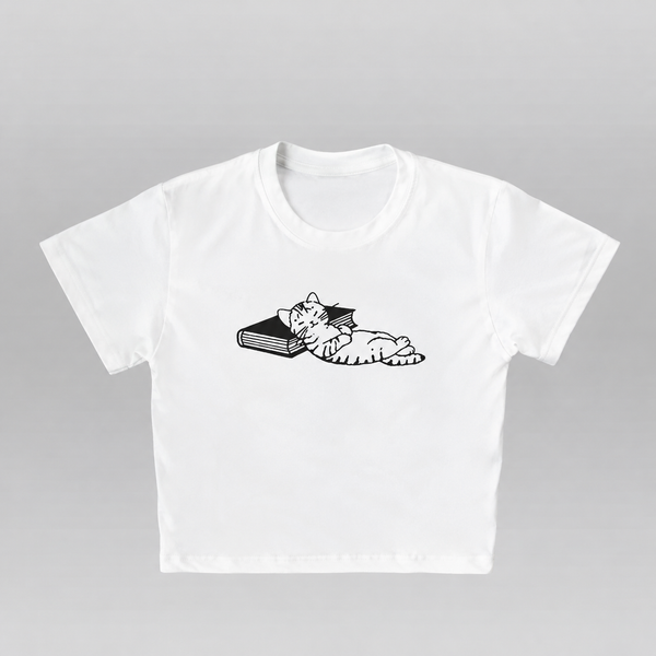 Libro cat - Crop top
