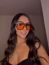 Gafas De Sol Marsella Negra x Naranja