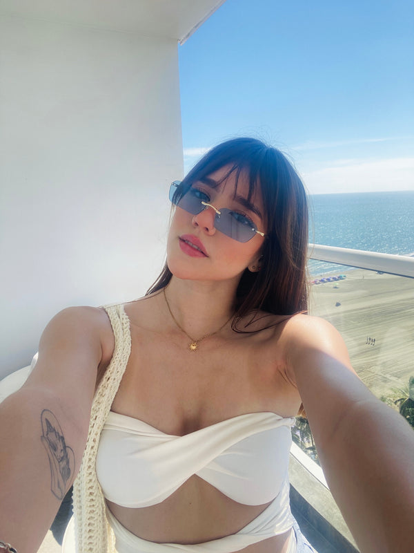 Gafas De Sol BEIGE-Azul