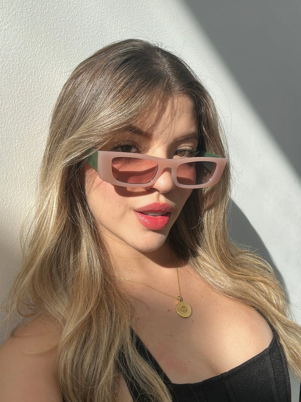 Gafas De Sol Sidney Rosado x Verde