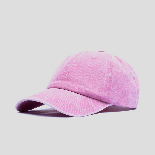 Gorra Prelavada Basica Rosa