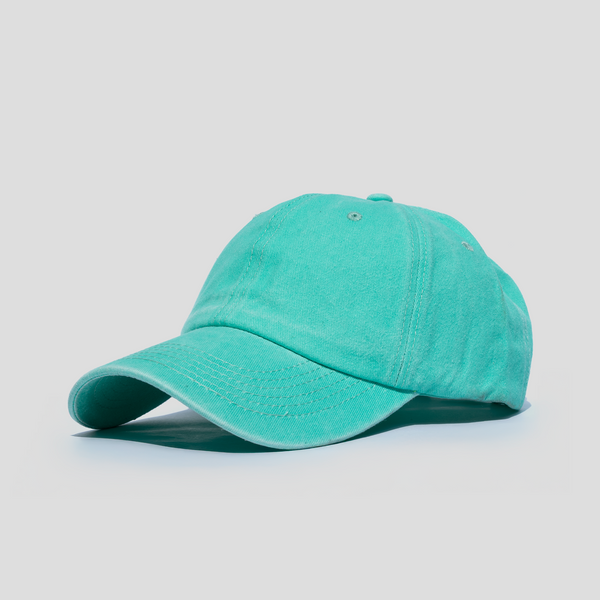 Gorra Prelavada Basica Azul Menta