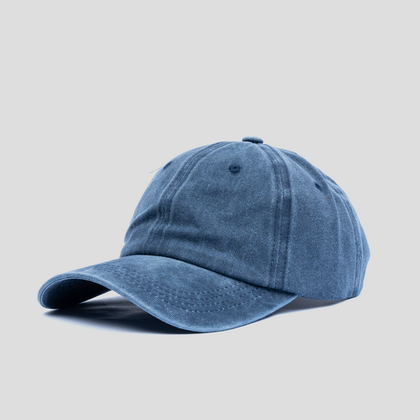 Gorra Prelavada Basica Azul Oscura