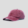 Gorra Prelavada Basica Roja Vinotinto