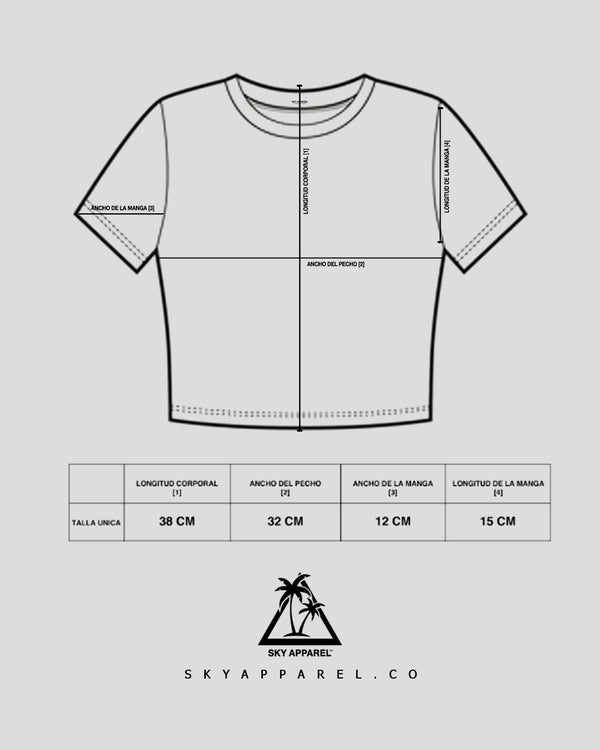 Skyapparel - Crop top