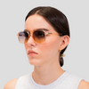 Gafas De Sol Alemania Palo de Rosa x lente Negra transparente