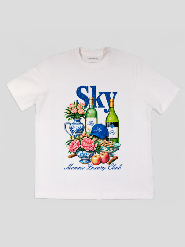 Camiseta Blanca Monaco Luxury