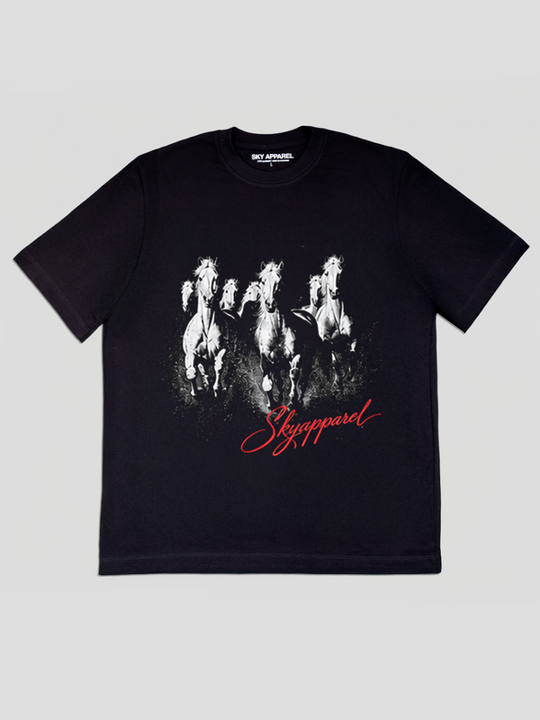 Camiseta Negra HORSE