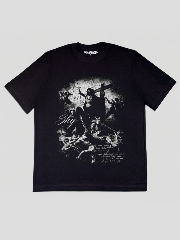Camiseta Negra Jesus v2