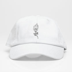 RosaFlame-Dad Hat , Blanca