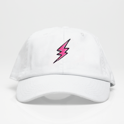 Rayo De Energía Morado Dad Hat - Blanca