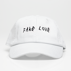 Fake Love Dad Hat - Blanca