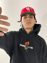 Fake Love  Hoodie - Negro