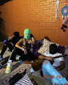 SKI - MASK- verde Fluorescente