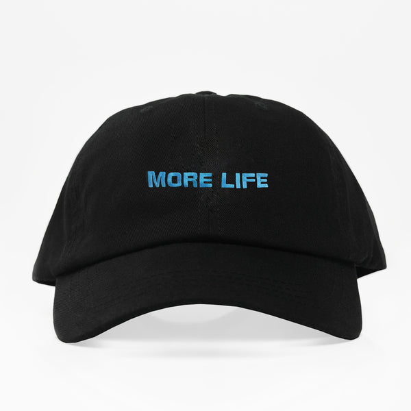 MORE LIFE- Dad Hat negra