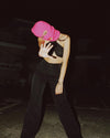SKI - MASK- Rosa Fluorescente