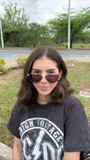 Gafas De Sol Heart -Negro
