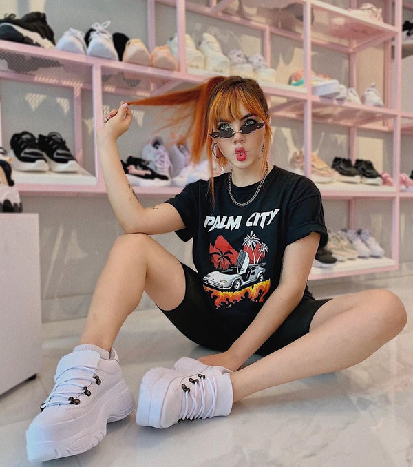 Palm city T-Shirt - Negra