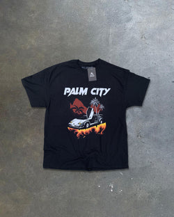Palm city T-Shirt - Negra